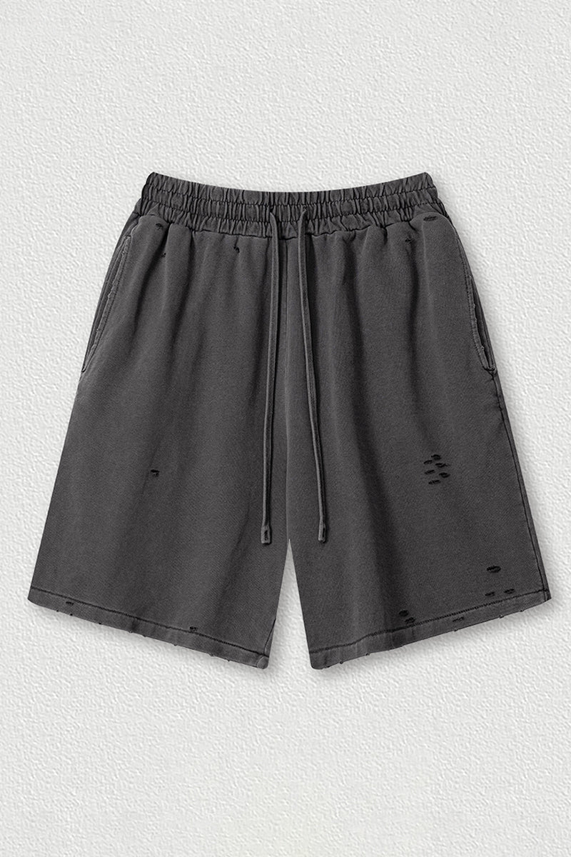 Loose Washed Athletic Shorts - Unisex Casual Sports Shorts