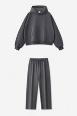 Unisex Boxy Loose Fleece Hoodie