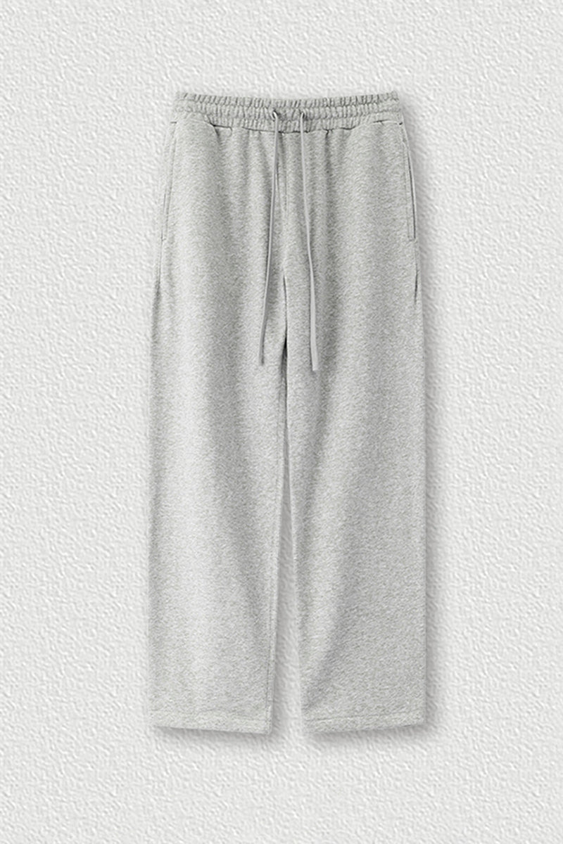 Solid Color Straight Leg Pants