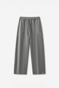 Unisex Washed Cotton Straight-Leg Jogger Pants