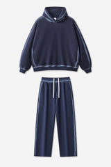 Unisex Vintage Fleece Washed Hoodie And Pants