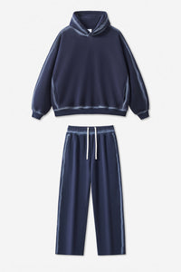 Unisex Vintage Fleece Washed Hoodie And Pants