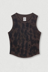 Women's Distressed Washed Tank Top - Streetwear Style