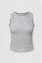 Women's stylish form-fitting sleeveless tank top