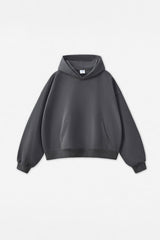 Unisex Boxy Loose Fleece Hoodie