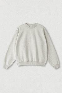 Loose-fitting crewneck sweatshirt