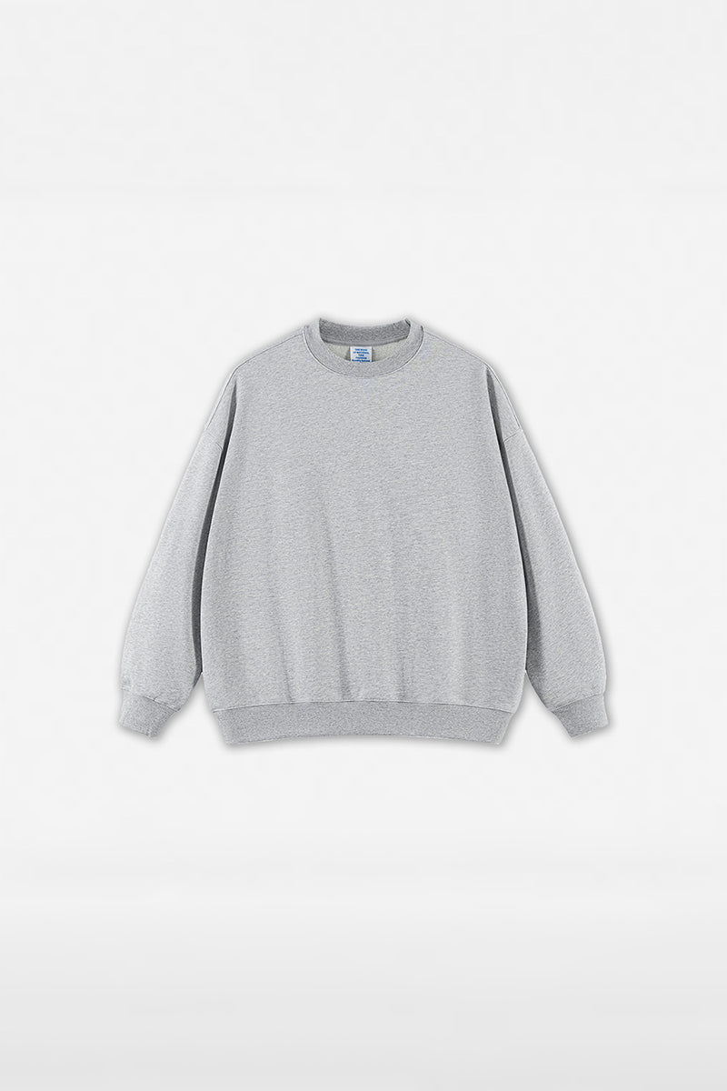 Unisex Heavyweight Brushed Crew Neck Casual Hoodie