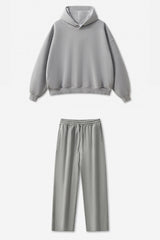 Unisex Casual Loose Fleece Hoodie