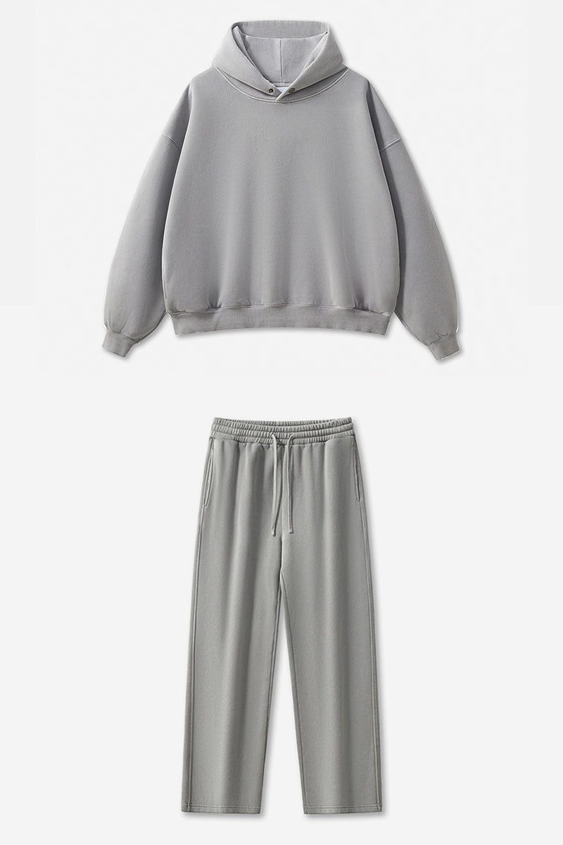 Unisex Casual Loose Fleece Hoodie