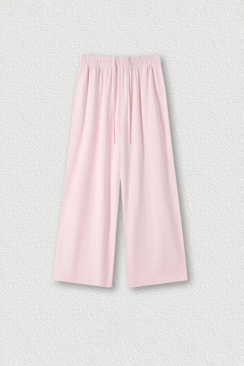 Men's Streetwear High-Stretch Straight-Leg Pants