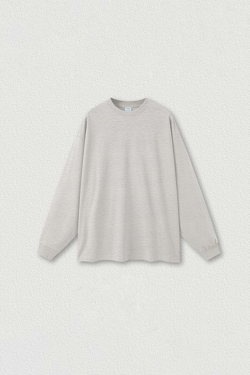 Men's Streetwear Cotton Loose Fitting Solid Pullover