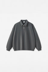 Unisex Clean Fit Long Sleeve Polo Shirt