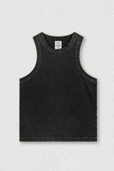 Vintage Distressed Slim-Fit Tank Top