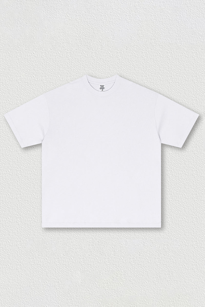 Solid color short sleeves