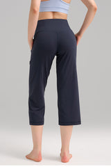Women Ribbed High-Waist Sculpting Yoga Leggings