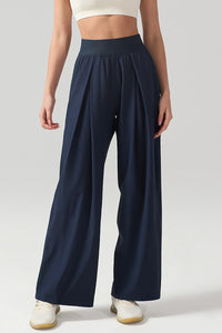 Women Loose High-Waist Breathable Quick-Dry Wide-Leg Yoga Pants