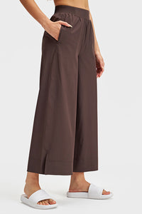 Women Straight-Leg Breathable Quick-Dry Wide-Leg Yoga Pants