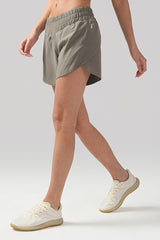 Women Quick-Dry High-Waist Breathable Stretch Fitness Yoga Shorts