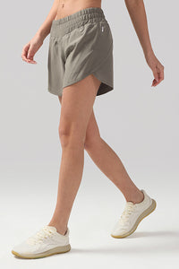 Women Quick-Dry High-Waist Breathable Stretch Fitness Yoga Shorts