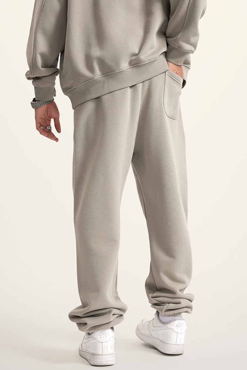 Men's teen loose casual fleece sports trousers
