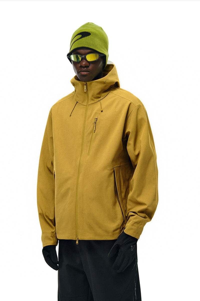 Men Seamless Hooded Urban Jacket