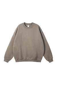 Men/Women Unisex Dopamine Fleece Crewneck Sweatshirt