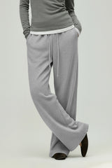 Women Relaxed Mid-Rise Wide-Leg Banana Pants - Lyocell Air Layer