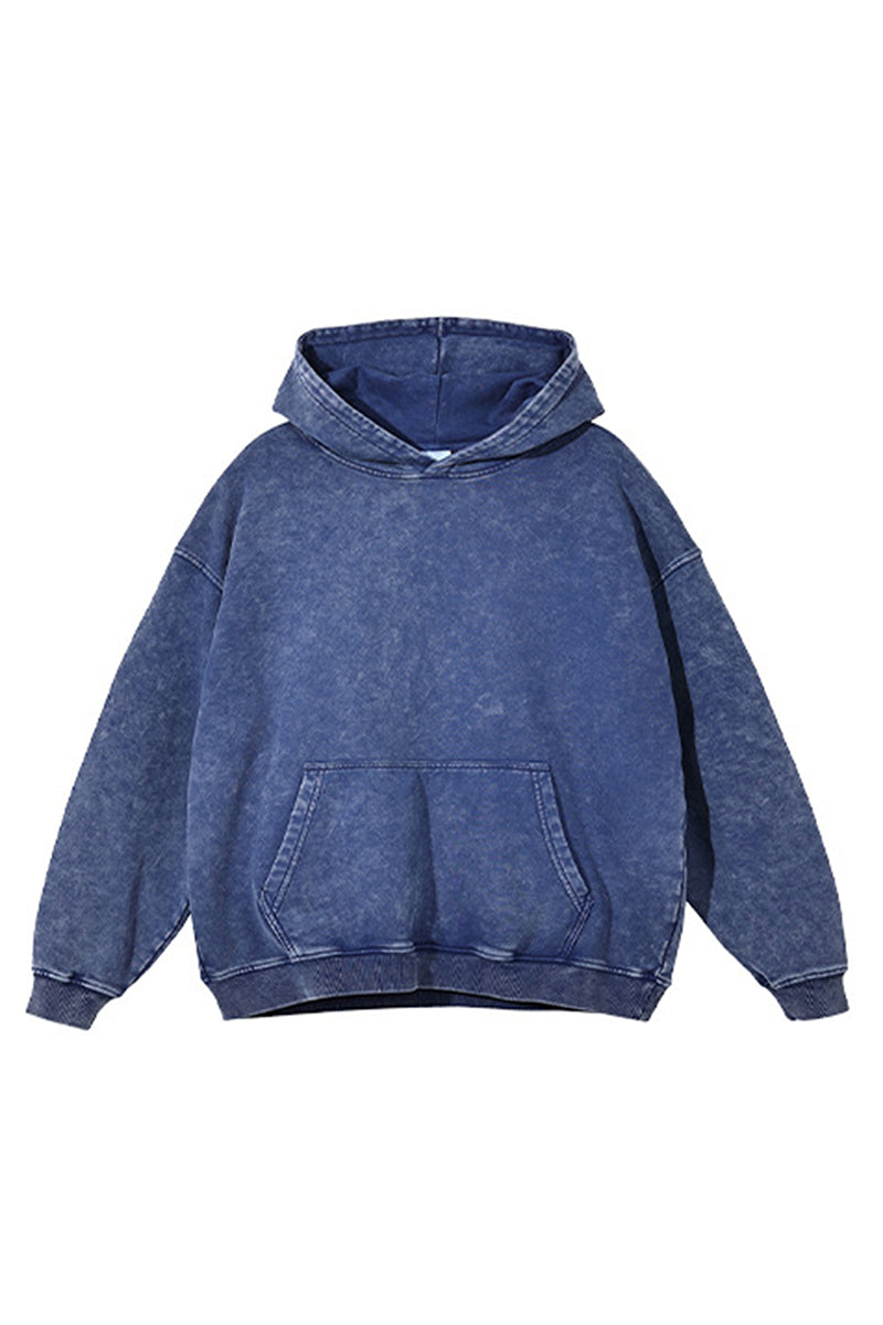 Men/Women Unisex Heavyweight 420G Wax-Dye Hoodie