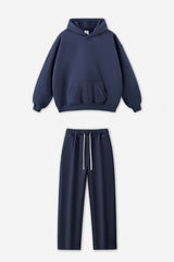 Unisex Fleece-Lined Oversized Hoodie and Pants