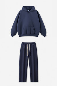 Unisex Fleece-Lined Oversized Hoodie and Pants
