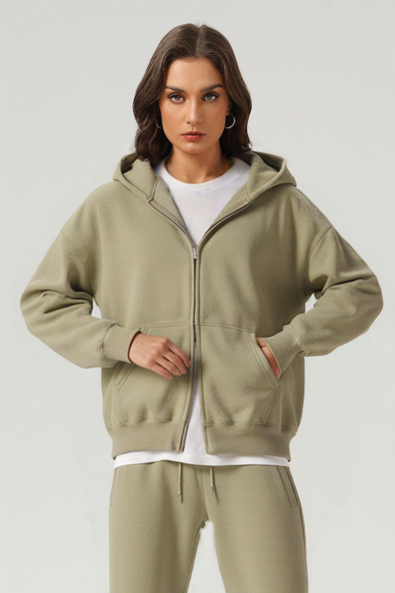 Unisex Wasteland Double Zip Hooded Jacket