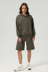 Unisex Heavyweight Oversized Hoodie And Shorts