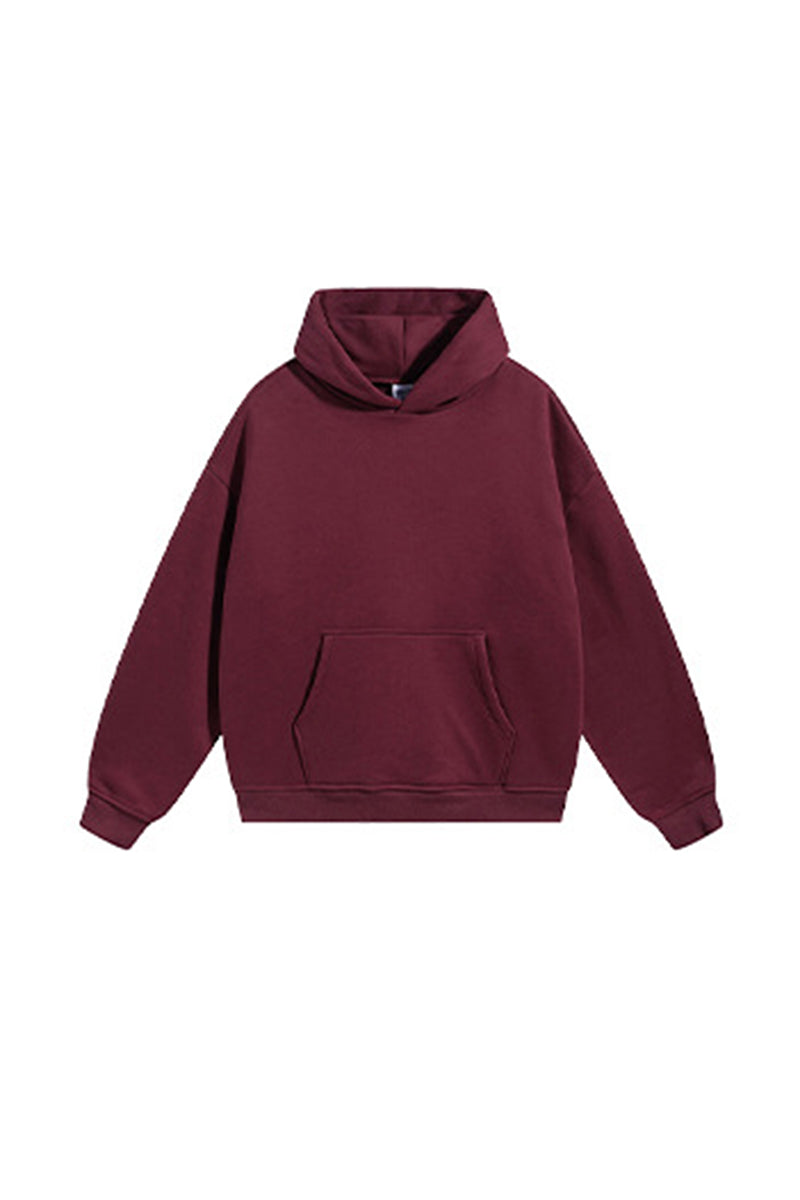 Men Sherpa Fleece Oversize Hoodie: Anti-Pilling Heavyweight Retro Design