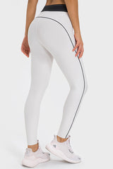 Women Color Block High-Waisted Sculpting Yoga Leggings