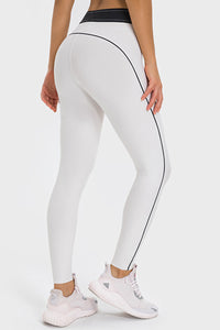 Women Color Block High-Waisted Sculpting Yoga Leggings