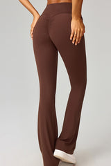 Women High-Waist Flared Naked-Feel Yoga Leggings