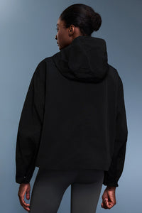 Women Waterproof Hooded Casual Windbreaker Jacket