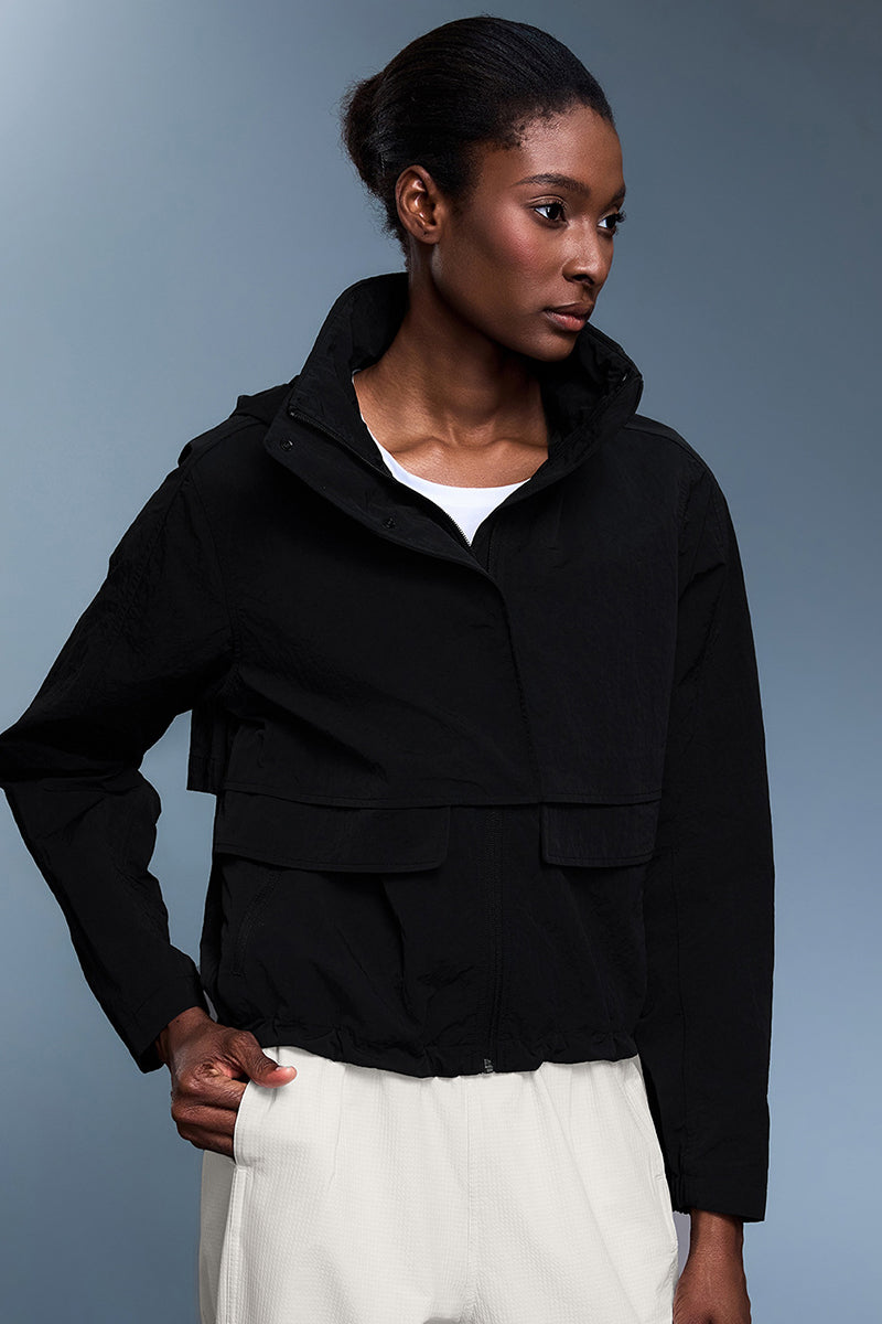 Women Waterproof Packable Outdoor Windbreaker Jacket