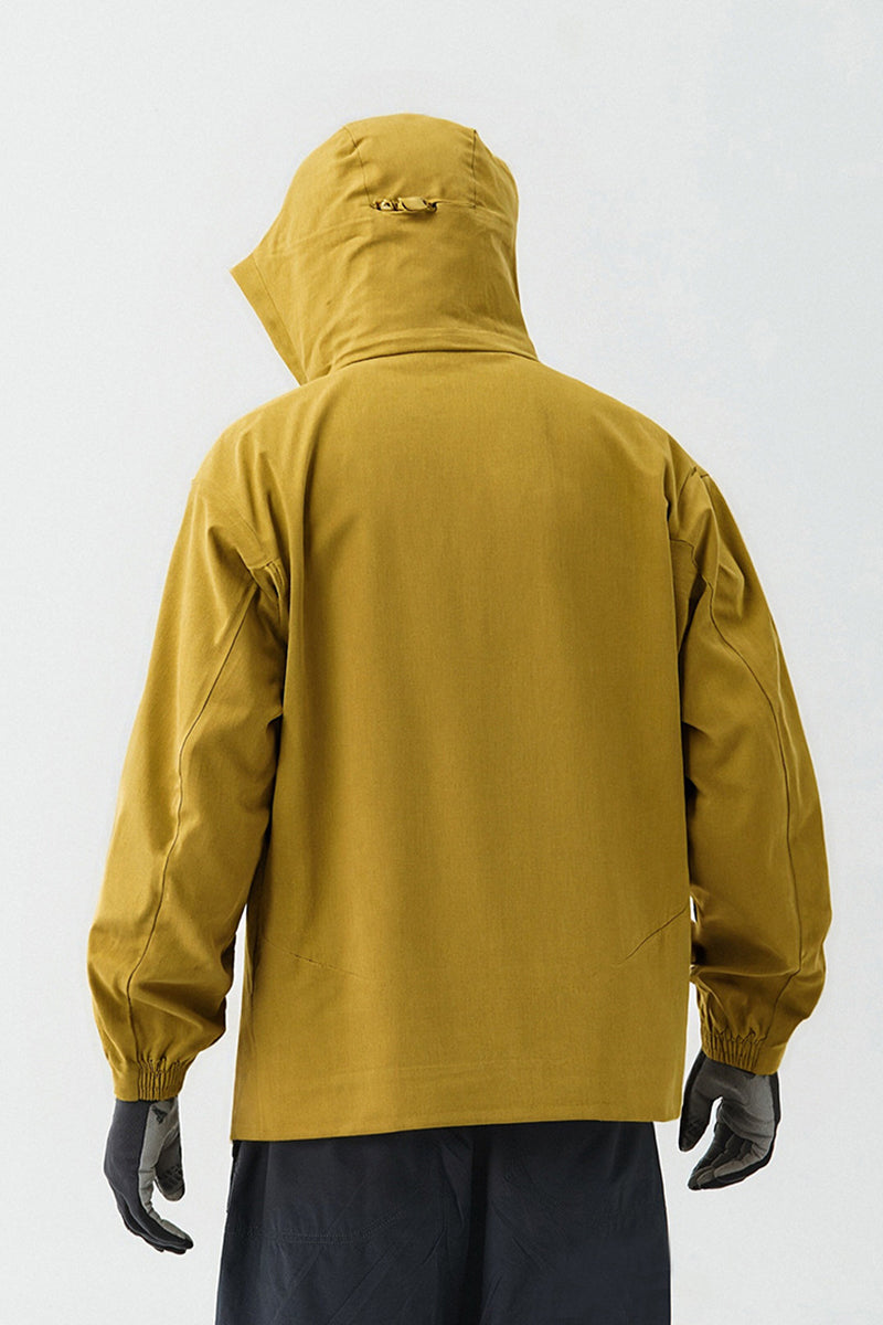 Men Seamless Hooded Urban Jacket