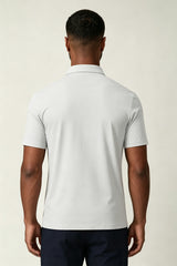 Men's Casual Collared Polo Cooling Quick-Dry Solid T-Shirt