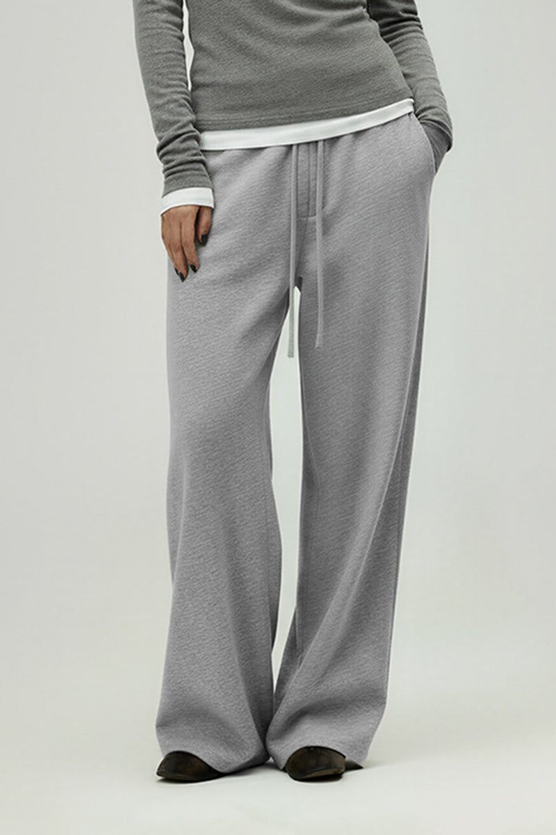 Women Relaxed Mid-Rise Wide-Leg Banana Pants - Lyocell Air Layer