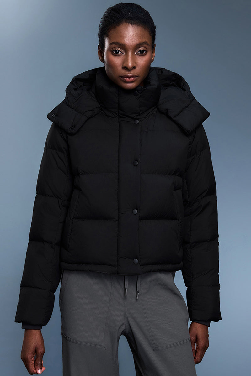 Women Detachable-Hood Thickened Down Jacket