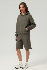 Unisex Heavyweight Oversized Hoodie And Shorts