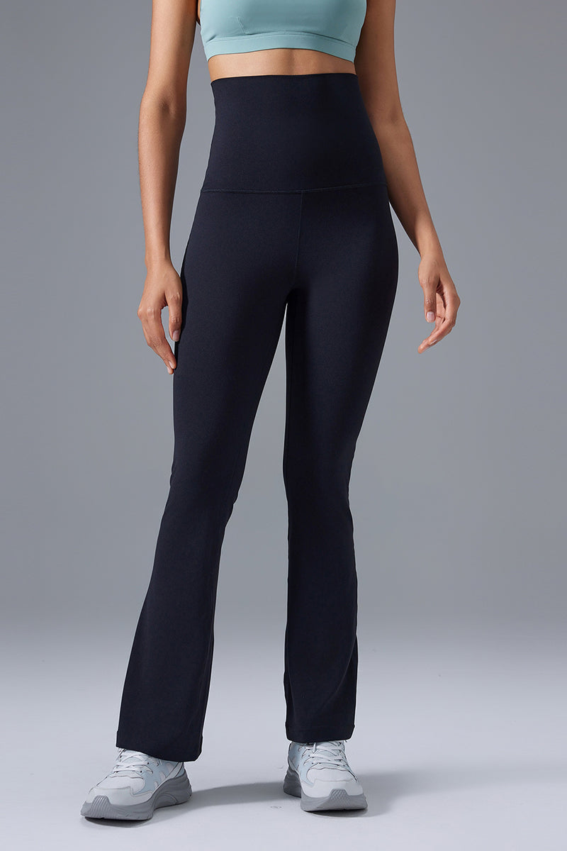 Women High-Waist Sculpting Flare-Leg Naked-Feel Yoga Leggings