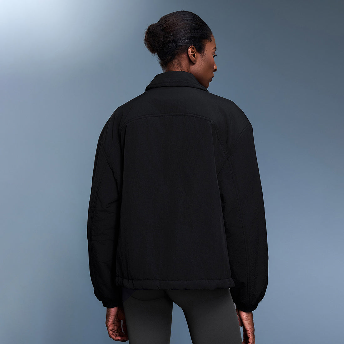Women Lapel Casual Lightweight Waterproof Thermal Padded Jacket