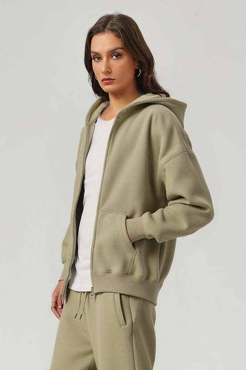 Unisex Wasteland Double Zip Hooded Jacket