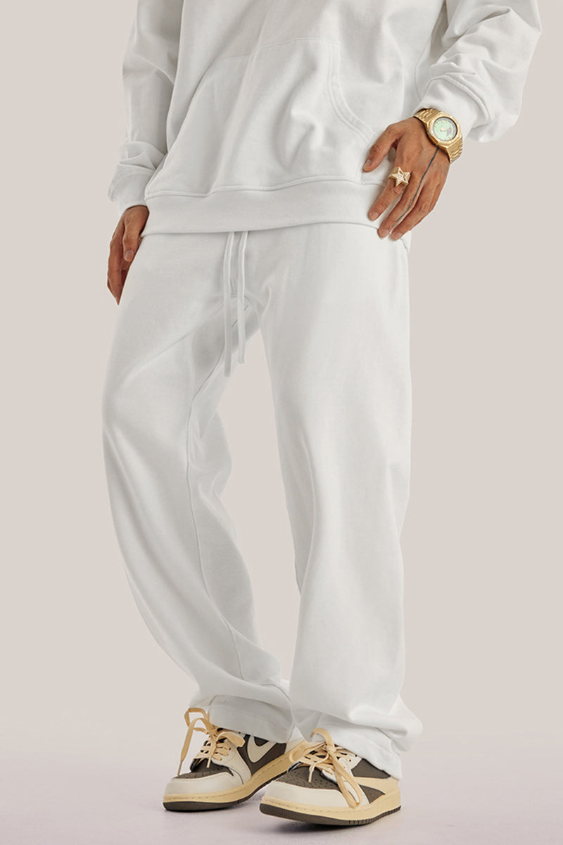 Men's loose straight-leg athletic trousers