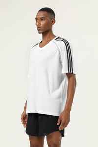 Men's Cotton Athletic Color-block Patchwork T-shirt