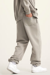 Men's teen loose casual fleece sports trousers
