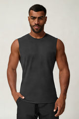 Men's Summer Cool Breathable Wide Strap Sleeveless Tank Top